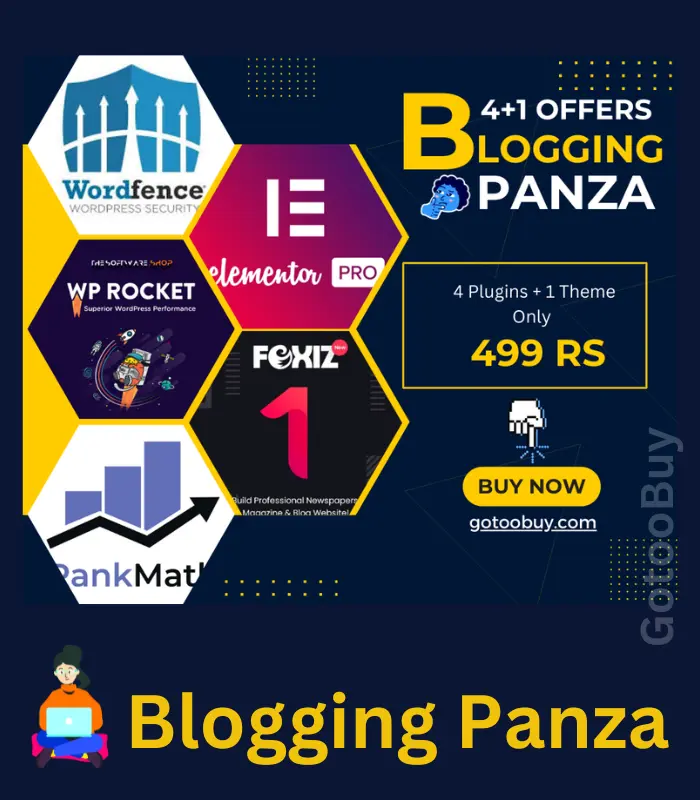 Buy Blogging Panza Offers